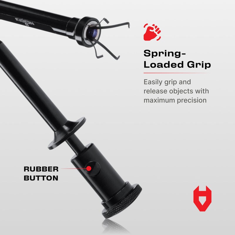 NoCry Magnetic Flexible Claw Grabber Pickup Tool with Bright LED Light - 27.7in Long Magnetic Pickup Tool, Retractable Claw Grabbing Tool, Magnetic Grabber Tool with 5lb Pull Strength Pick Up Tool - Image 4