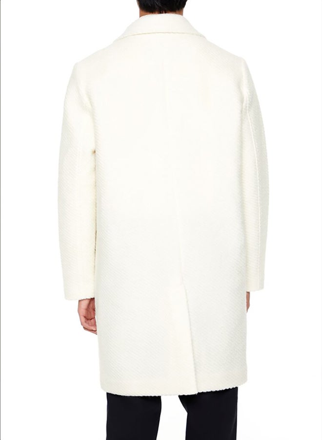 FOREVER 21 Textured Notched Coat  - Image 4