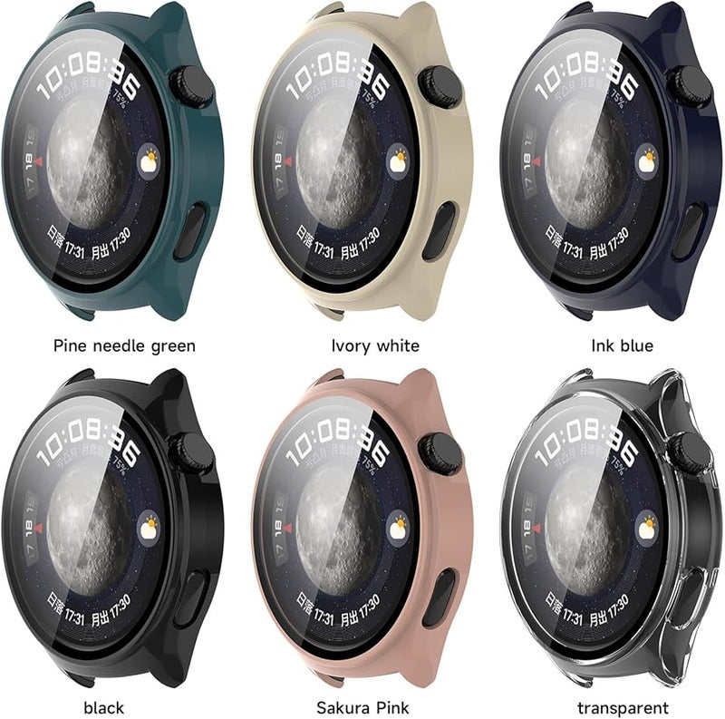 Clear Protective Cover Case for Watch 4 Smartwatch Scratch Resistant Washable - Image 4