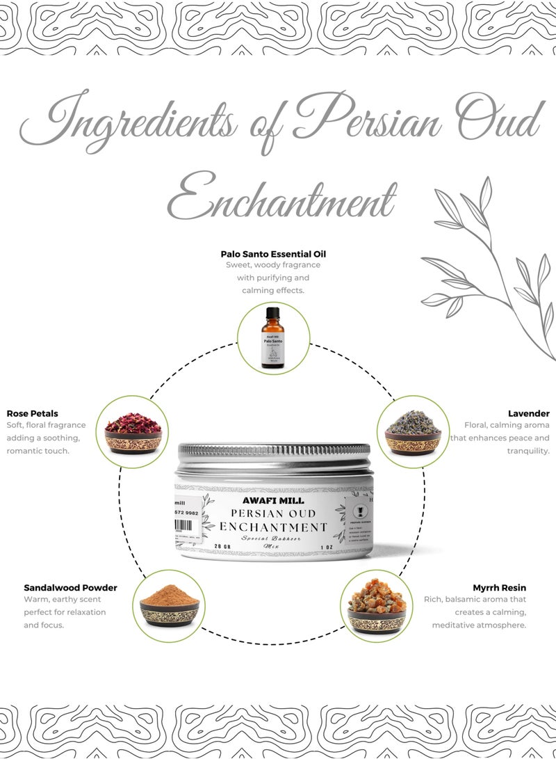 أباميك مزيج بخور العود الفارسي من – بخور مصنوع بخبرة لتجربة مهدئة وعطرية - Image 2