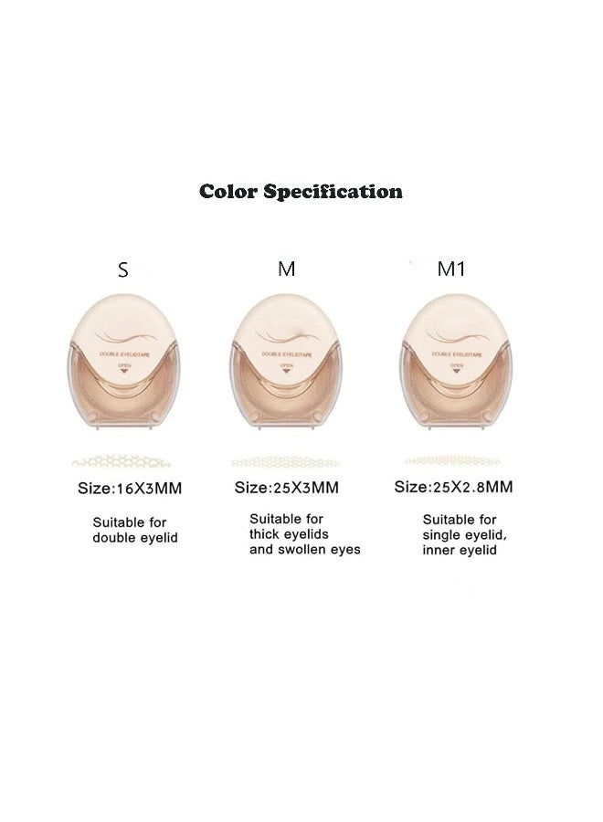 Eyelid Tape Invisible Double Eyelid Sticker Invisible Eye Lifting by Sticked Double Eyelidtape Waterproof Eyelid Lift With Strong Stickiness for Heavy Saggy Uneven Mono eyelids 3pcs - Image 4