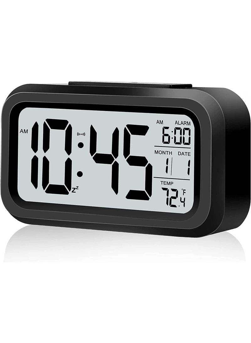 نجفة شوب منبه و ساعة ديجيتال عملية جدًا بشاشة كبيرة لسهولة القراءة، بتعرض الوقت والتاريخ ودرجة الحرارة، وكمان فيها منبّه مع خاصية الغفوة. مناسبة لغرفة النوم والمكتب وغرفة الأطفال. - Image 1