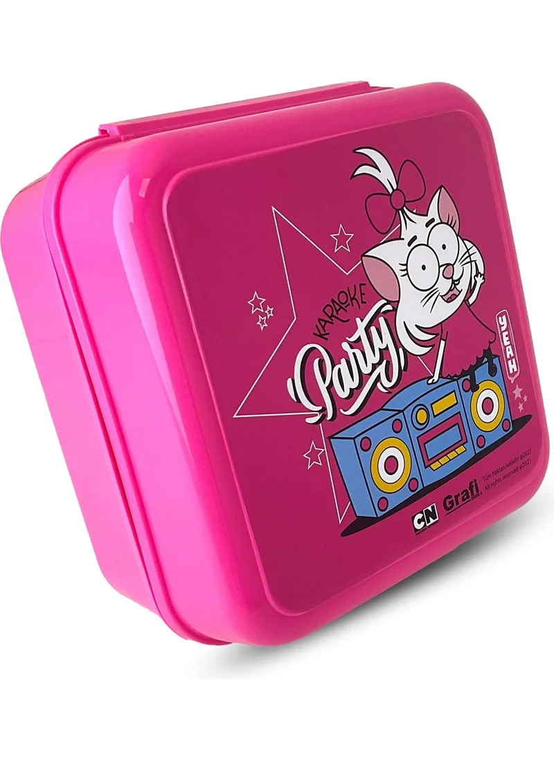 Genc Dijital Baski GENC DIGITAL PRINTING King Şakir Canan Modeled Pink Lunch Box