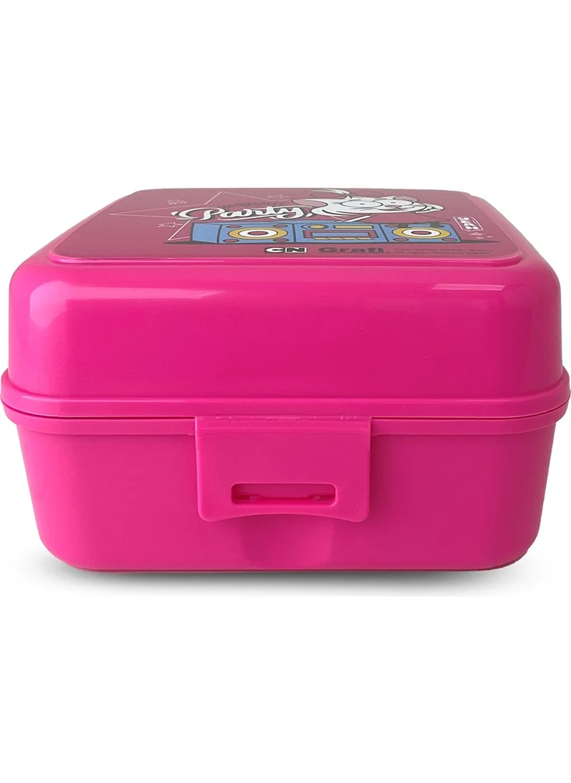 Genc Dijital Baski GENC DIGITAL PRINTING King Şakir Canan Modeled Pink Lunch Box