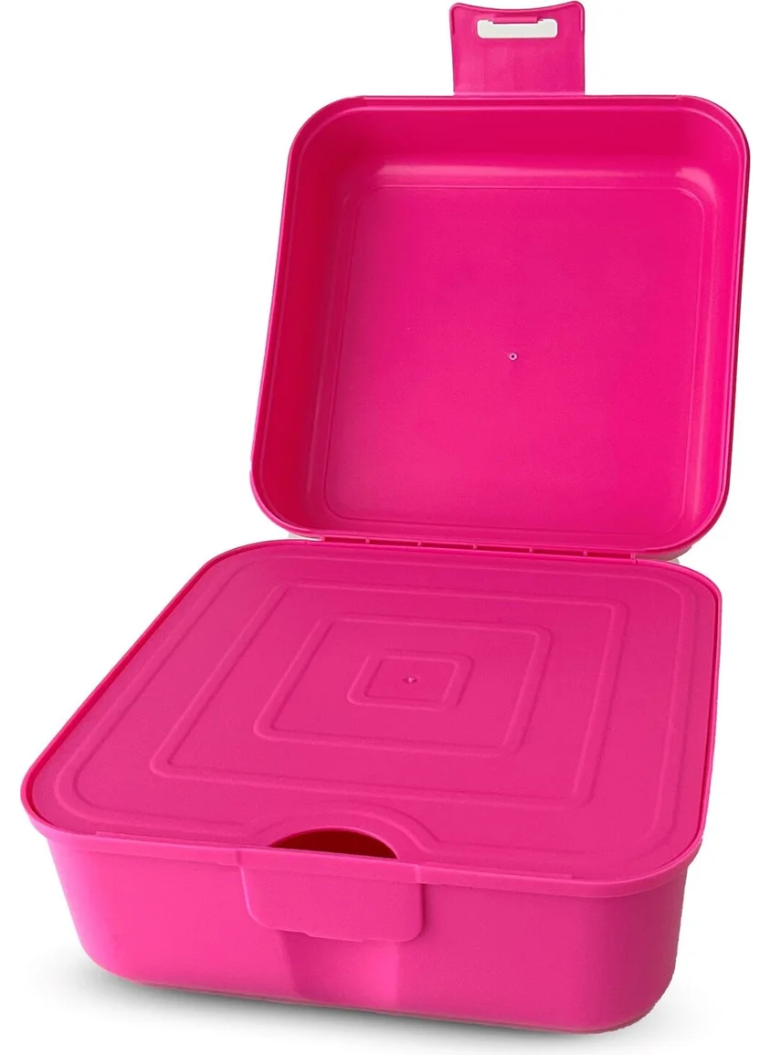 Genc Dijital Baski GENC DIGITAL PRINTING King Şakir Canan Modeled Pink Lunch Box
