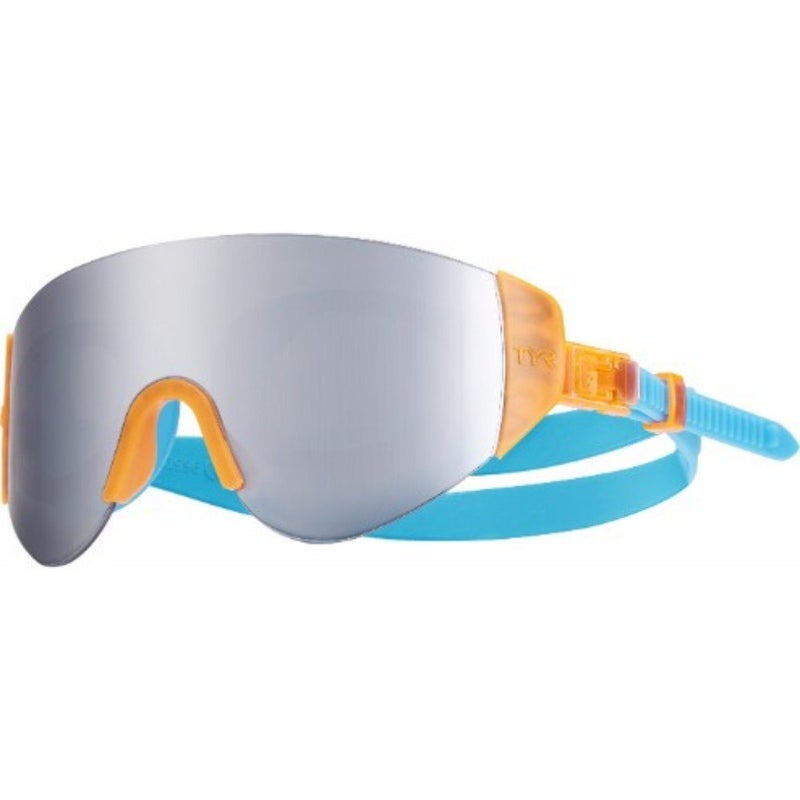 TYR 1800941 Renegade Swimshades Mirrored Swim Goggles (Silver/Orange) - Image 4