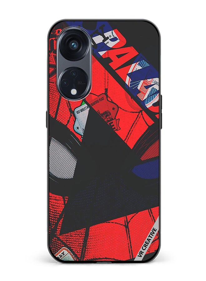 VR CREATIVE Protective Case Cover For Oppo Reno8 T 5G Newyork Design Multicolour - Image 1