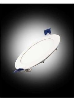 ACK 18W Recessed Round LED Panel Luminaire White Body White Light 6500K AP01-01830  - Image 2
