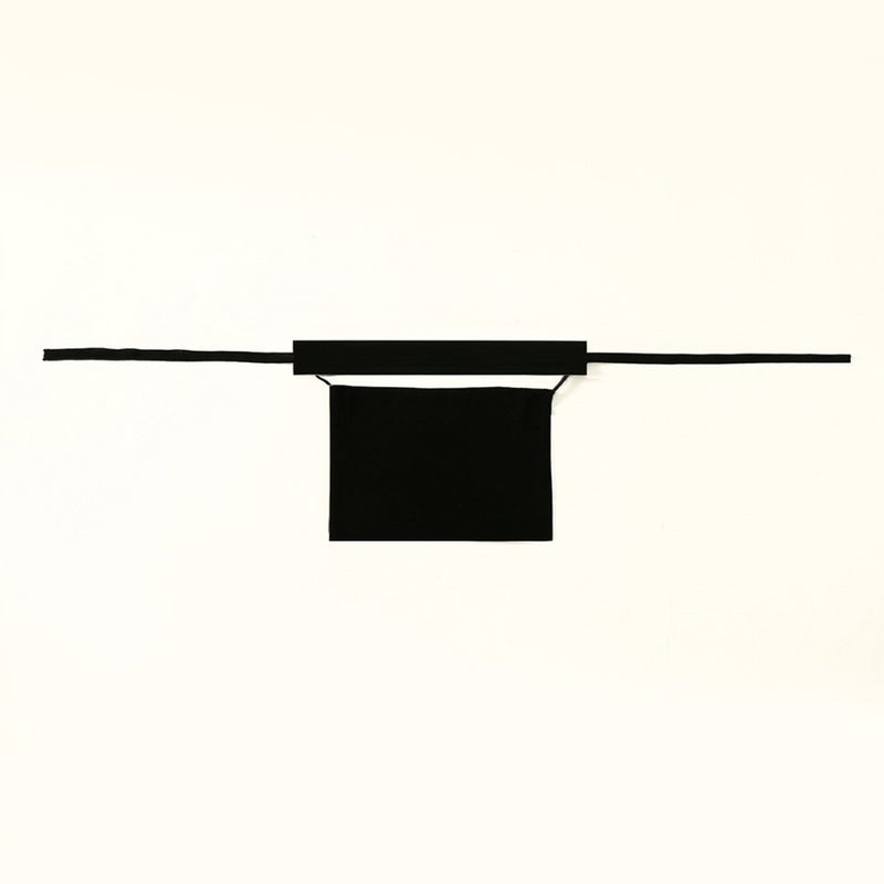 Women's Face Mask with Straps, Black - Image 1