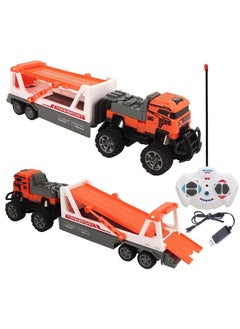 Magicwand R/c Rechargeable 4 Wheel Drive Off-Road 2-in-1 Carrier Truck with LED Headlights【Multi-Colored】【Pack of 1】