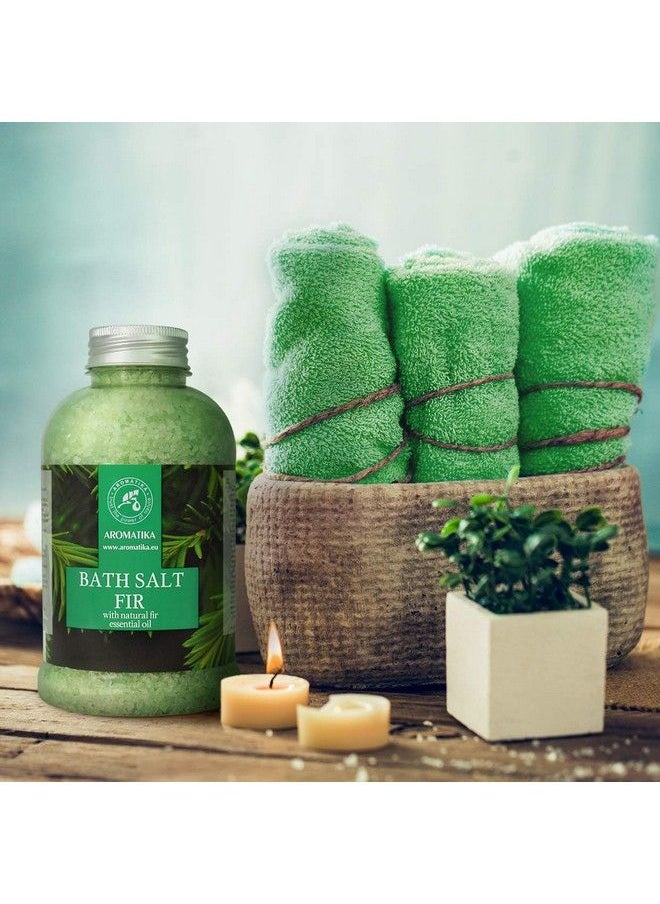 Fir Bath Salt with Natural Fir Essential Oil 2116 Ounces Natural Bath Sea Salt Coniferous Salts Best for Bath Good Sleep Relaxing Body Care Beauty Aromatherapy