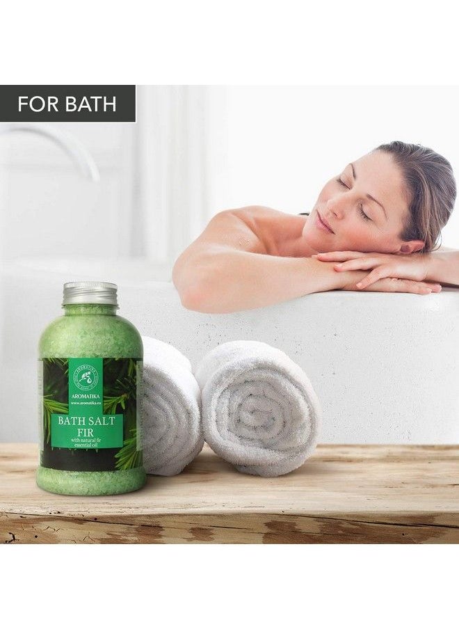 Fir Bath Salt with Natural Fir Essential Oil 2116 Ounces Natural Bath Sea Salt Coniferous Salts Best for Bath Good Sleep Relaxing Body Care Beauty Aromatherapy