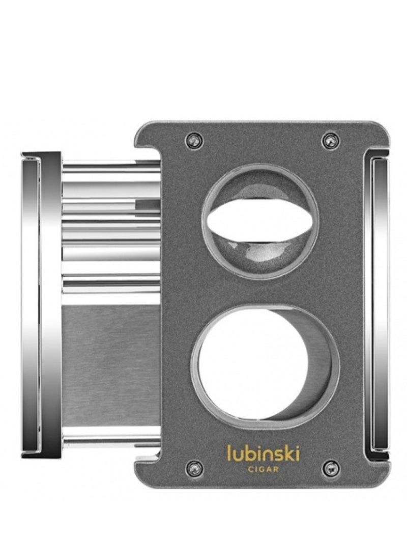 Lubinski Sharp V-Cut Cutter Scissors Stainless Steel Holder White For Office and Outdoor  Luxury Gift Box - Image 2