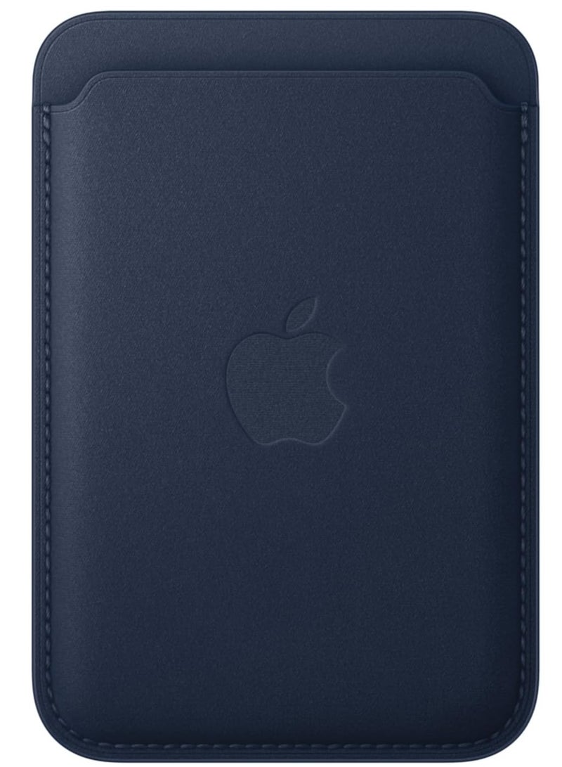 Magsafe Wallet Compatible with iPhone 16 u0026 iPhone 15 Pro Max Mag Safe Secure Credit Card Holder Vegan Leather Magnetic Card Wallet Holder Apple iPhone 16,15,14,13,12 Compatible -BULE  - Image 1