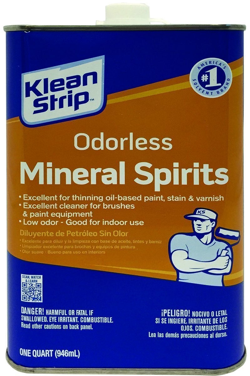 Klean Strip Odorless Mineral Spirits 1 Quart - Image 1