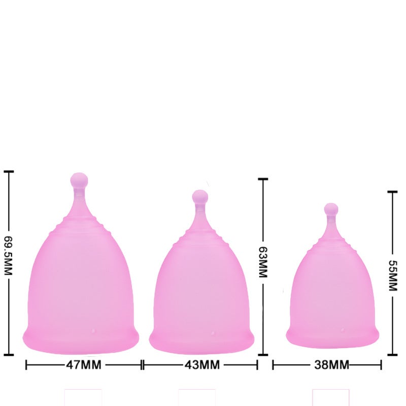 Menstrual Cup Silicone Moon Cup Instead Of Sanitary Napkin Leak-Proof Aunt Cup Female Moon Cup Silicone Swimming - Image 5