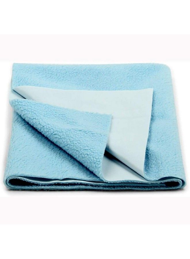 Amigos 2 Pieces Waterproof Baby Bed Protector Dry Sheets For New Born Babies Reusable Mats Cot & Bassinet (Large(140X100Cm) Sky Blue) - Image 3