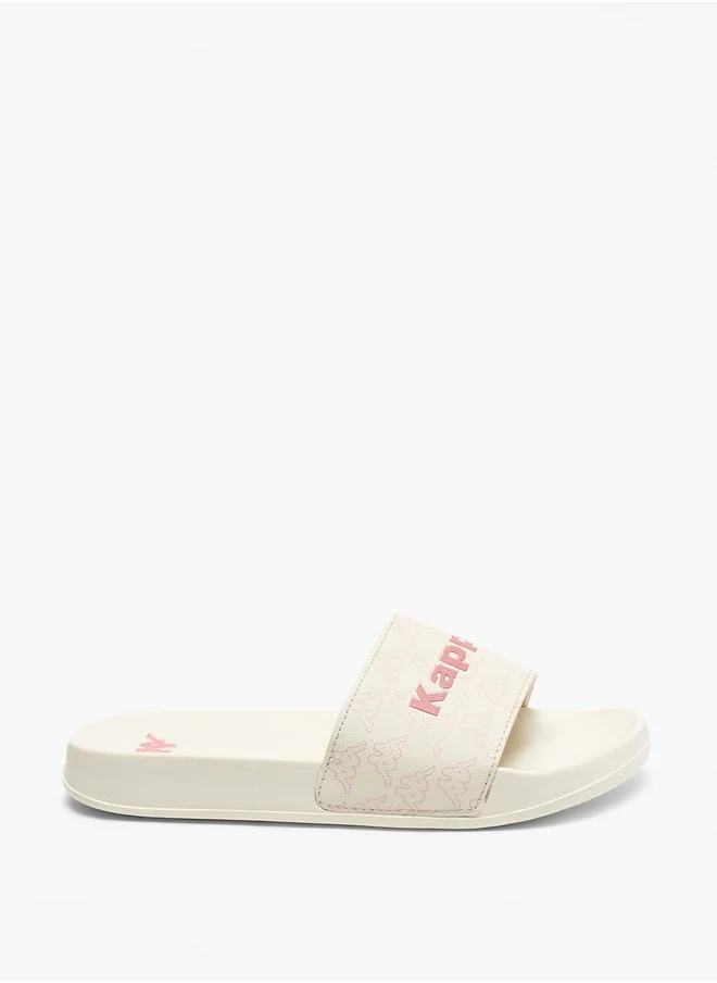 كابا Women's Logo Print Slides