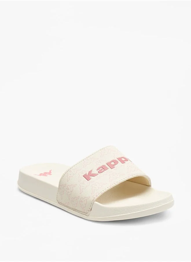كابا Women's Logo Print Slides