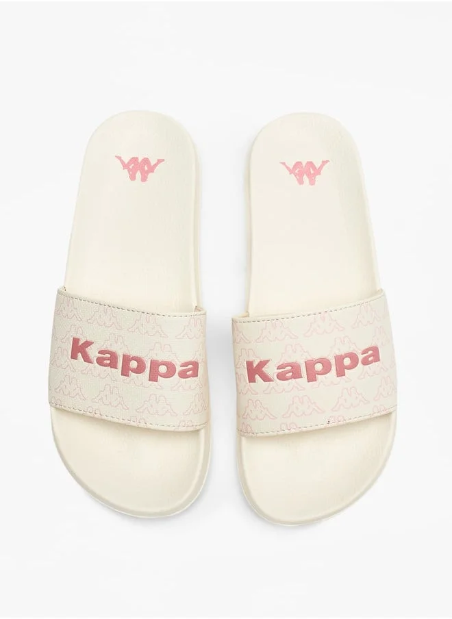كابا Women's Logo Print Slides