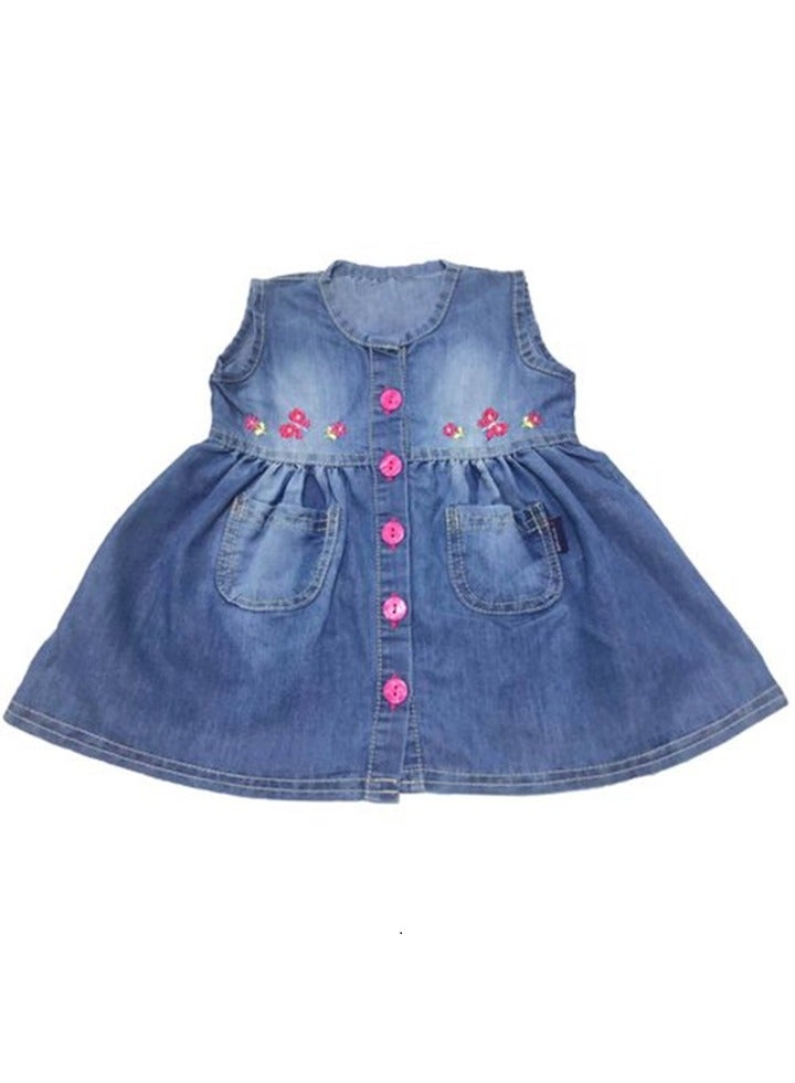 Master Jeans Denim Dress for Girls