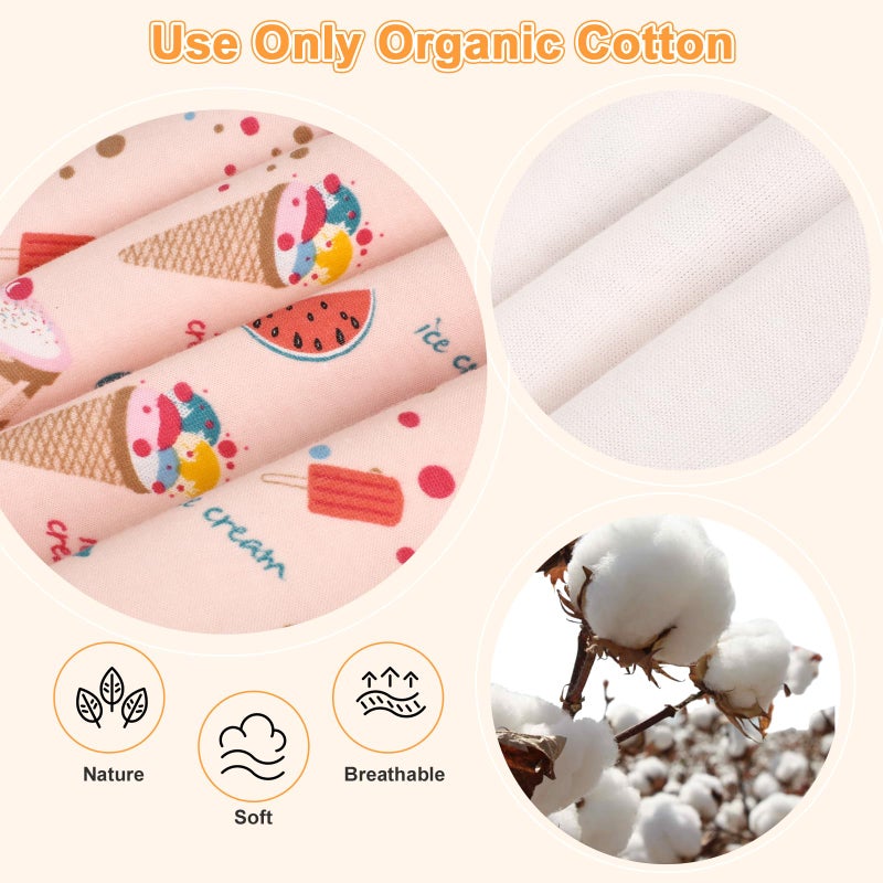 MooMoo Baby Leakproof Diaper Pants for Potty Training 2 Packs Bedtime Potty Training Pants for Boys and Girls - Image 5