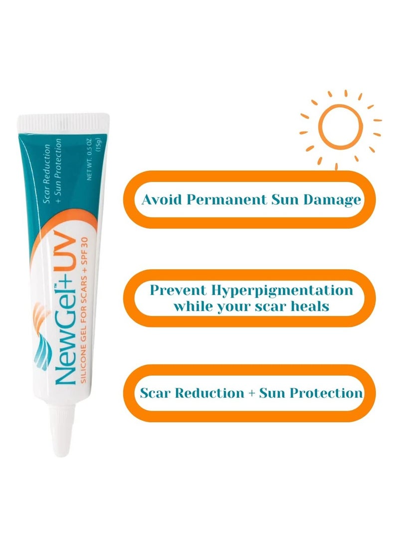 NewGel+ UV Silicone Gel for Scars Removal with SPF 30 Sun Protection 15 gram  - Image 3