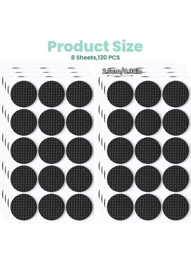 120PCS Round Self Adhesive Non Slip Furniture Pads Floor Protector - Image 2