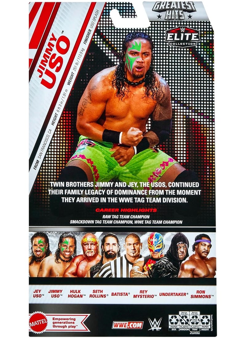 WWE WWE Elite Collection Greatest Hits Action Figure - Jimmy Uso  - Image 3
