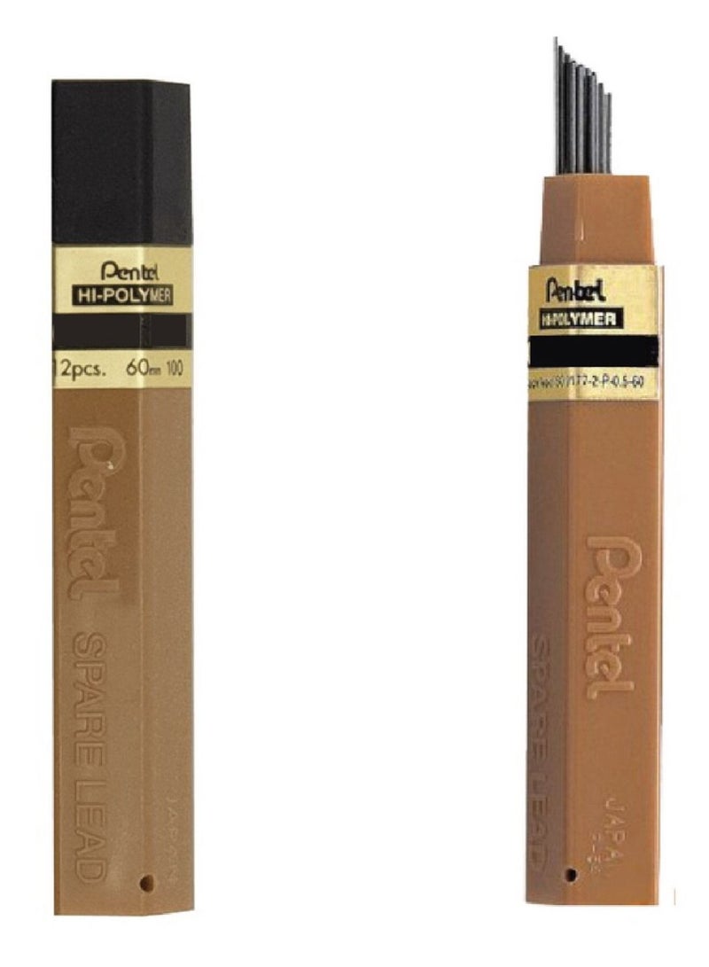 Pentel 4-Pack Lead Pencils 0.5mm Thickness - Image 2