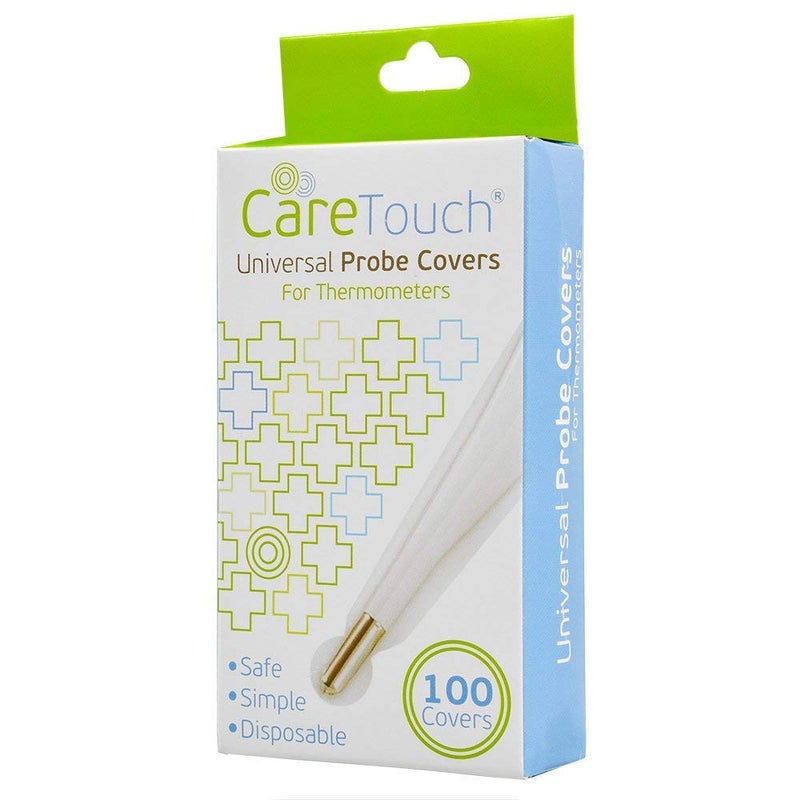 Care Touch CTPC100 Disposable Universal Probe Covers, Shape (Pack of 100) - Image 1