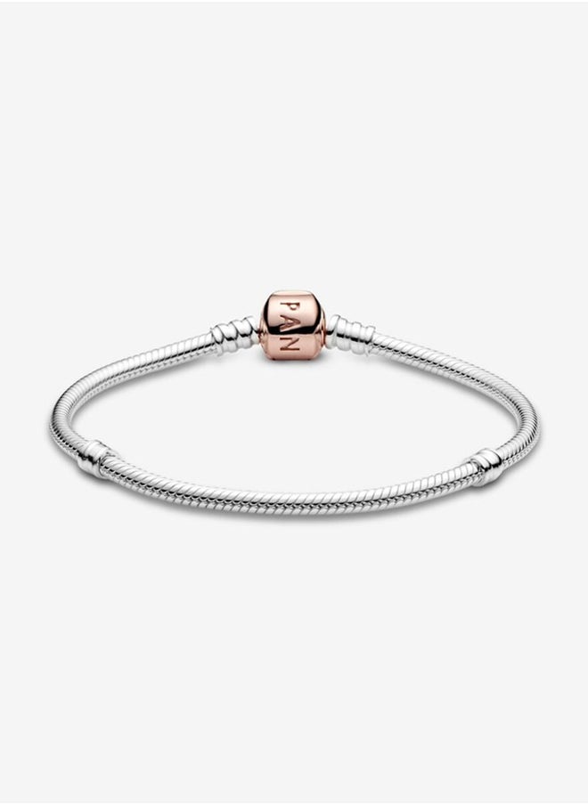 Pandora Violet Pandora Moments Marvel Logo Clasp Snake Chain Bracelet for Women 580702  - Image 3