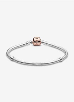 PANDORA Pandora Moments Marvel Logo Clasp Snake Chain Bracelet for Women 580702  - Image 3