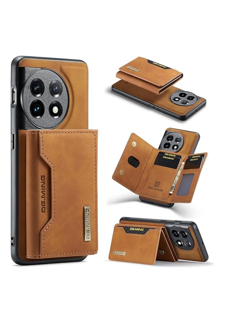 2-in-1 Detachable Leather Phone Case for OnePlus 11 5G Phone Case Wallet with Card Holder Men's 6.7 Inch