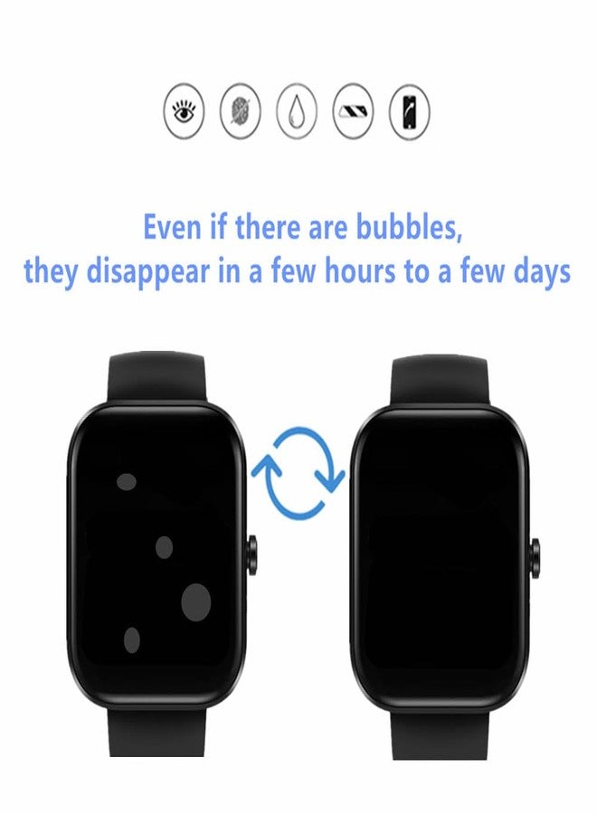 MIHENCE Screen Protector Compatible for TOZO AMOLED S7 Smart Watch, HD Full Coverage TPU Protective Film (6PCS) - Image 2