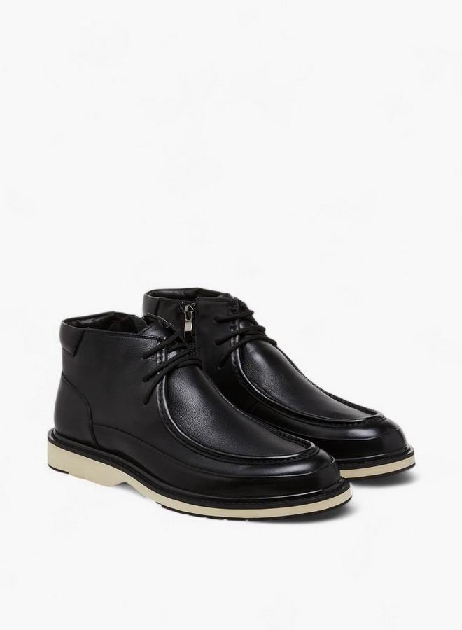 DUCHINI Men's Lace-Up Chukka Boots - Image 3