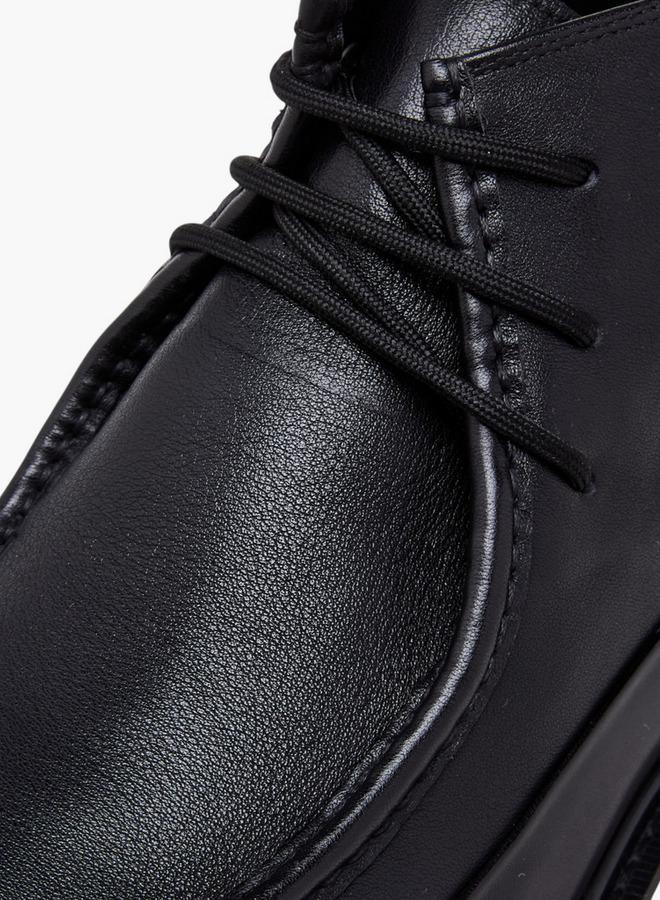 DUCHINI Men's Lace-Up Chukka Boots - Image 4