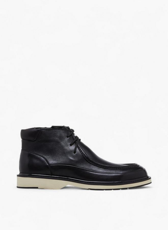DUCHINI Men's Lace-Up Chukka Boots - Image 2