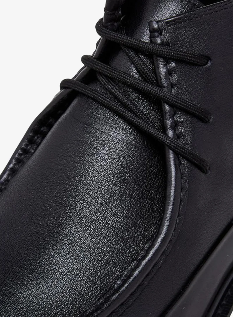 DUCHINI BLACK Men's Lace-Up Chukka Boots for Men | Best Price UAE