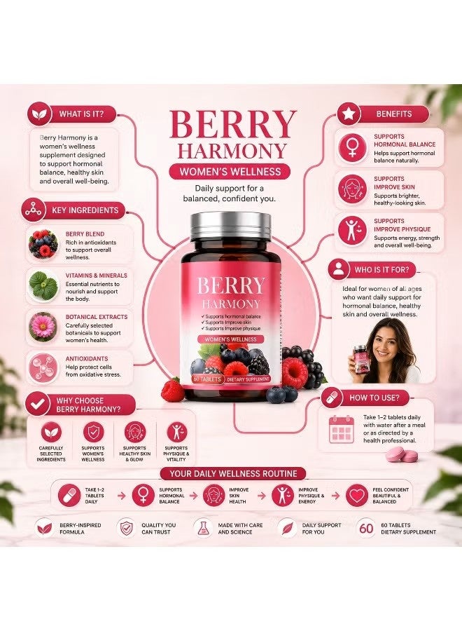 Berry Harmony Original Berry Harmony Women’s Wellness Dietary Supplement – Hormonal Balance - Image 4