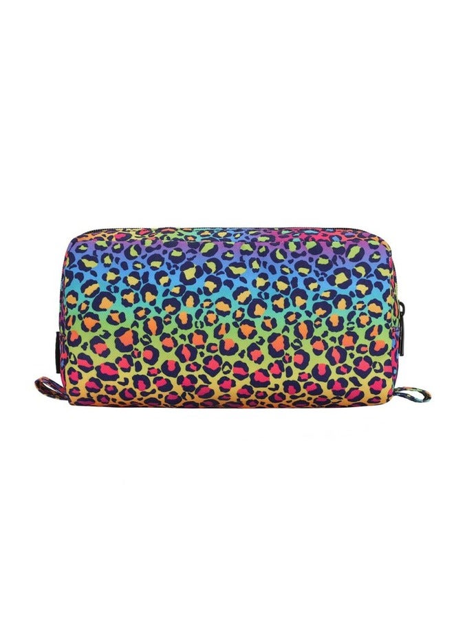 CUBS Leopard Print Waterproof Pencil Case Pouch With Zip Closure - Image 2