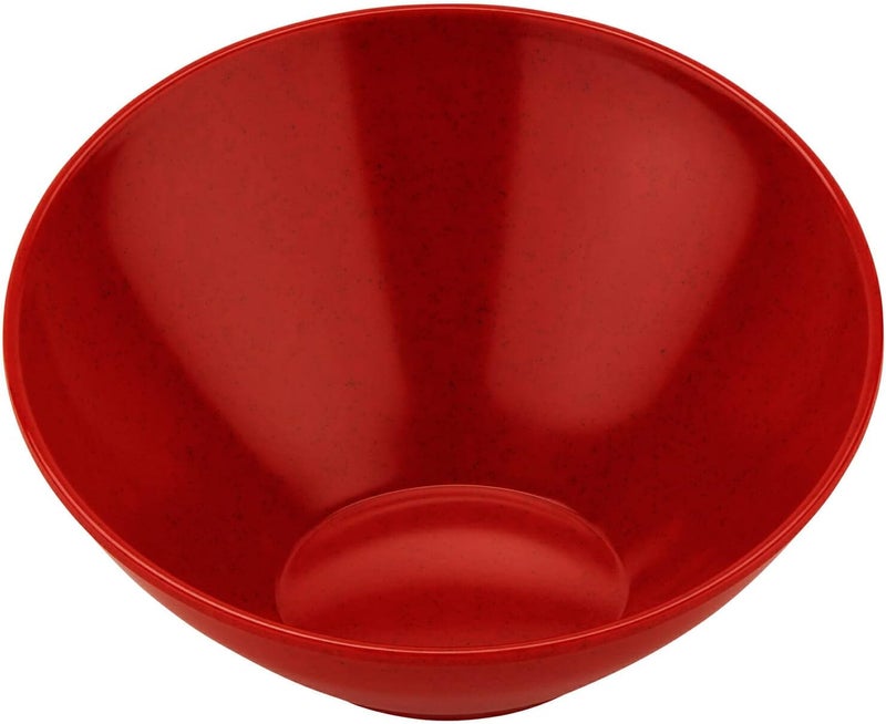 GET B788RSP Angled Cascading Serving Bowl for Salads Rice and Dessert 16 Ounce  8 Red - Image 1