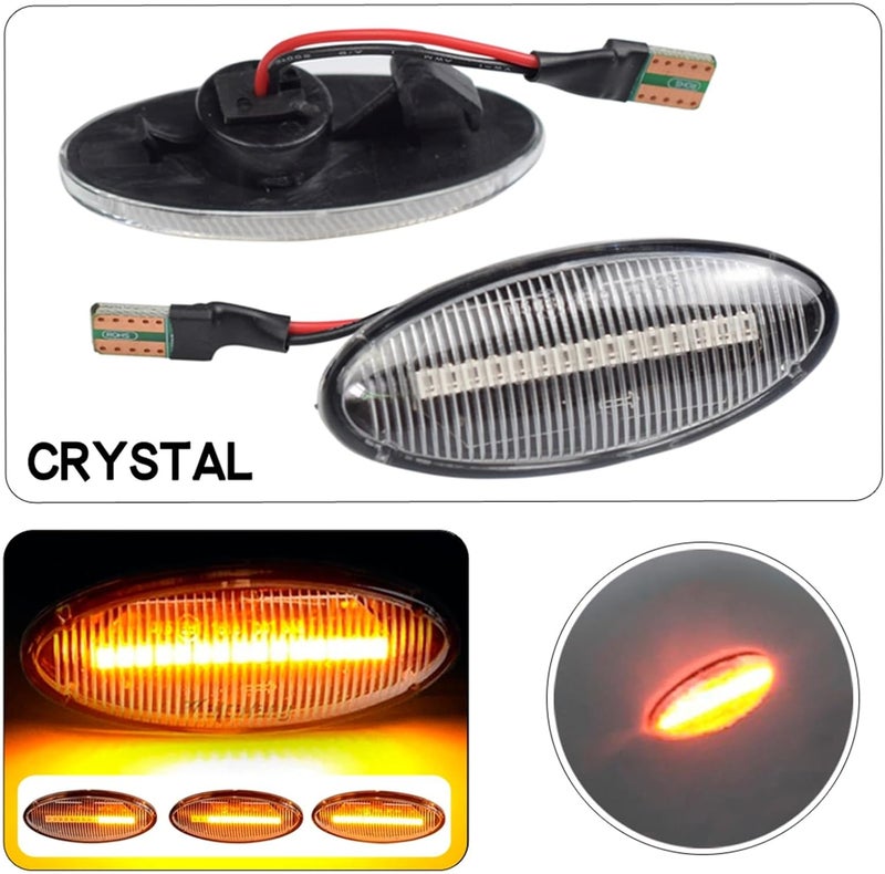 QASULER Flowing Water Flashing Sequential Lamp - Image 3