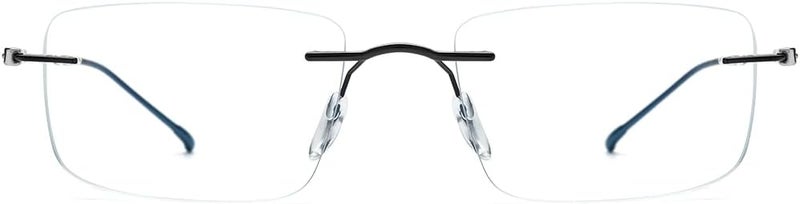 FONEX Titanium Glasses Frame,Rimless Frameless Optical Eyewear Eyeglasses for Men and Women F85634 - Image 4