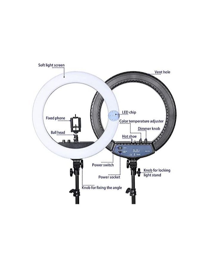 Mohrim RL-21 Ring Light: Flexible Brightness and Color Temperature for Perfect Lighting Anytime - Image 3