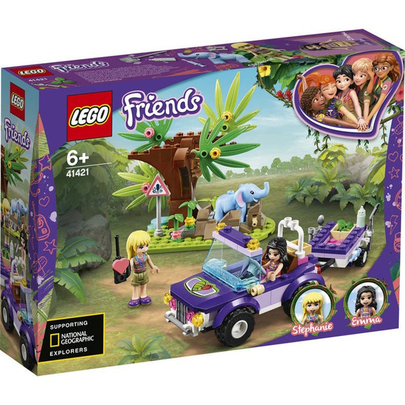 ليغو lego-friends-baby-elephant-jungle-rescue-v29-41421 - Image 1