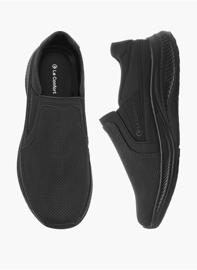 Le Confort Men Textured Slip-On Loafers