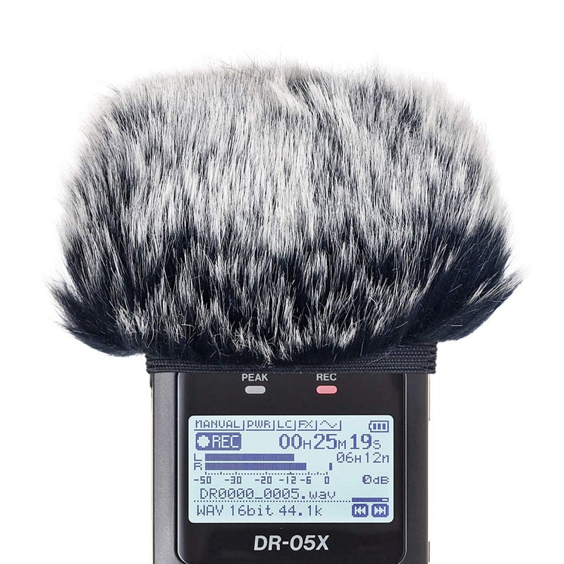 SUNMON Outdoor Microphone Windscreen for DR 05X DR 05 Mic Recorders,Furry Tascam Windscreen Cover by SUNMON - Image 1