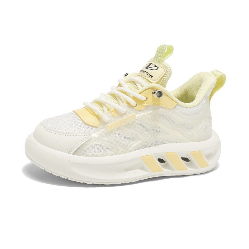 Mesh Sneakers Lightweight Flexible Sole Walking Shoes For Kids Indoor And Outdoor Activities - Image 1