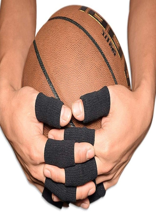 Cetaplast 10Pcs Finger Sleeves Protectors Thumb Brace Support Elastic Compression Protector For Relieving Pain, Arthritis,Trigger Finger, Sports, Free size (Black) - Image 5